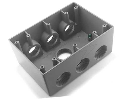 3 Gang Weatherproof Box