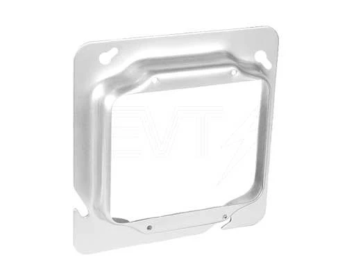 ABB 4-11/16 inch x 1/2 inch Raised 2 Device IBERVILLE Square Box Cover